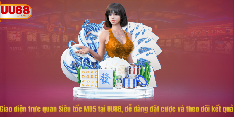 Giao diện trực quan Siêu tốc MD5 tại UU88, dễ dàng đặt cược và theo dõi kết quả