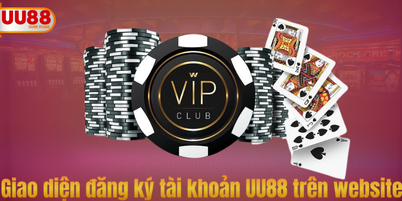 Giao diện đăng ký UU88 trên website
