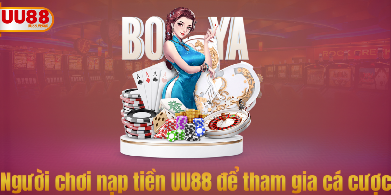 Giao diện nạp tiền UU88 trên website chính thức